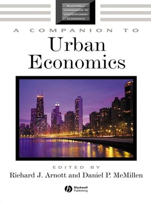 cover image of A Companion to Urban Economics